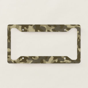 Central Camouflage  License Plate Frame