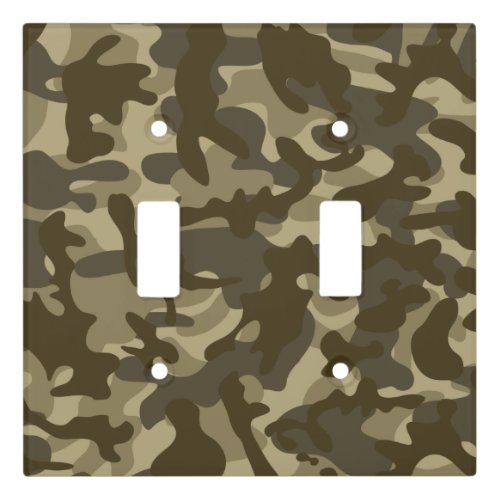 Central Camouflage  Light Switch Cover