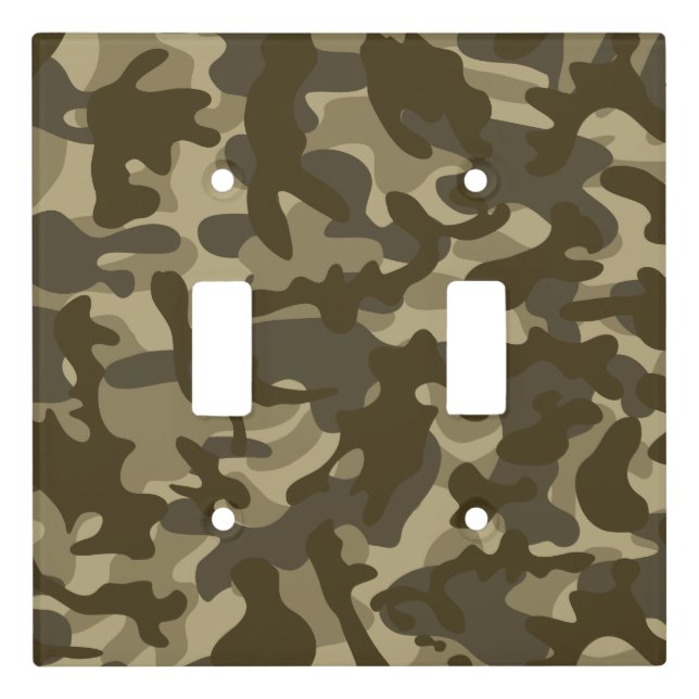 Central Camouflage  Light Switch Cover (Front)