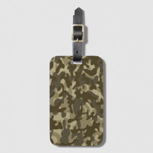 Central Camouflage  Luggage Tag