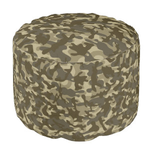 Central Camouflage  Pouf