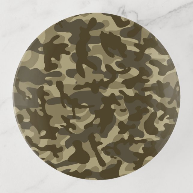 Central Camouflage  Trinket Tray (Front)