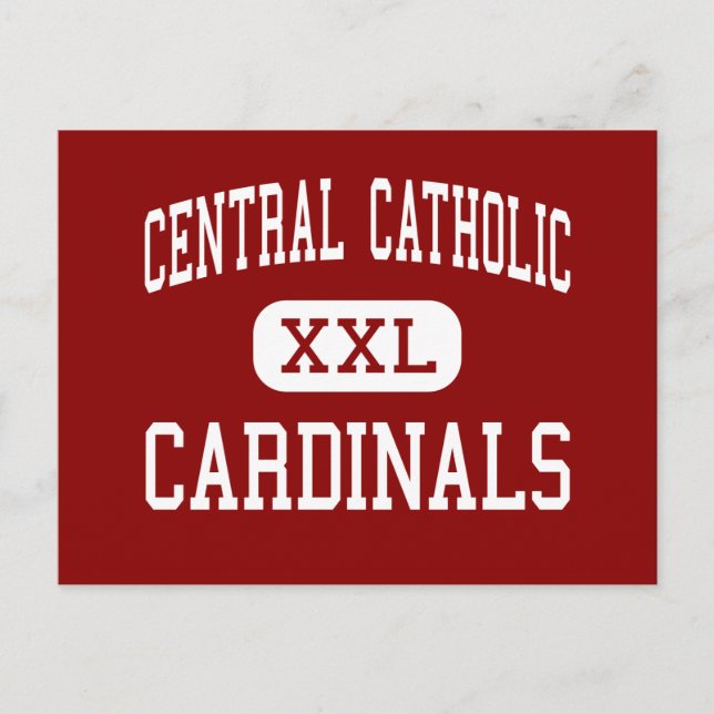Central Catholic - Cardinals - High - Reading Postcard (Front)