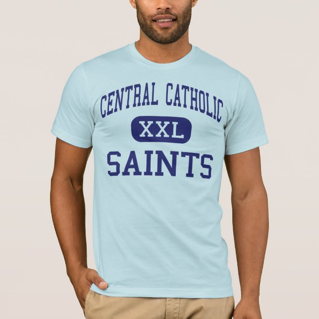 Central Catholic - Saints - High - Bloomington T-Shirt (Front)