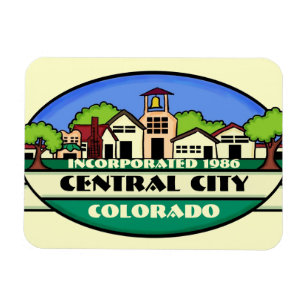 Central City Colorado small town souvenir magnet