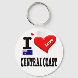 CENTRAL COAST - I Love Magnet Keychain