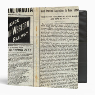 Central Dakota 3 Ring Binder