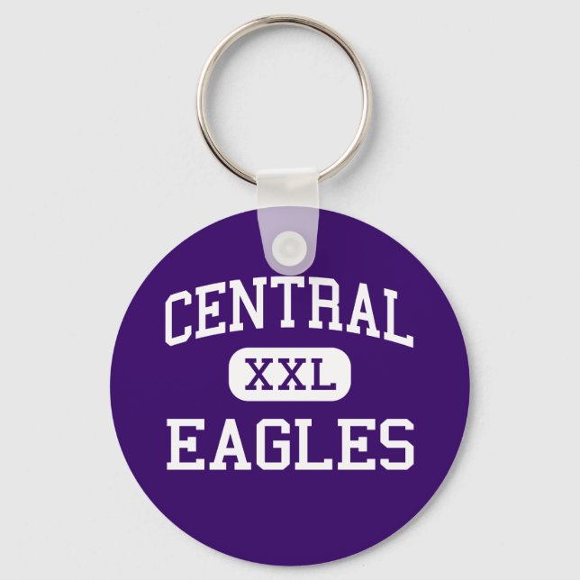Central - eagles - High School - Omaha Nebraska Keychain (Front)