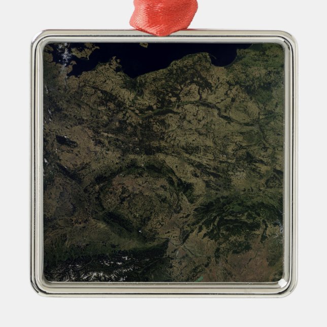 Central Europe Metal Ornament (Front)