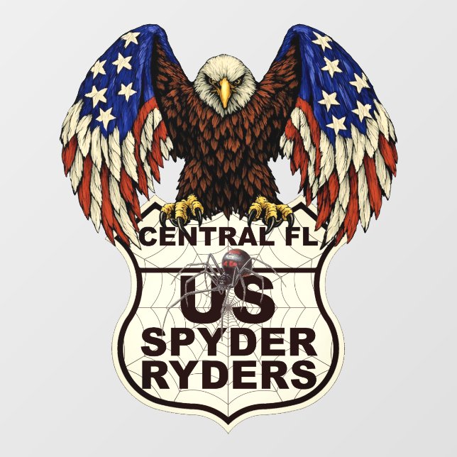 Central Florida Chapter - Decal Eagle Logo (Sheet)