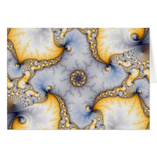 Central - Fractal Art Cards (Front Horizontal)