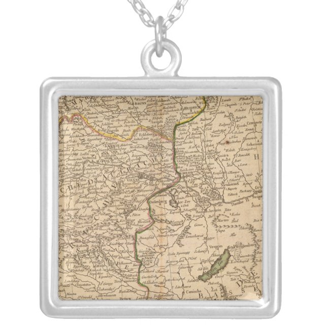 Central Germany 5 Silver Plated Necklace (Front)