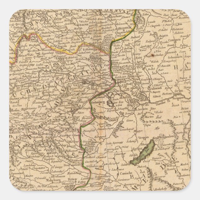 Central Germany 5 Square Sticker (Front)