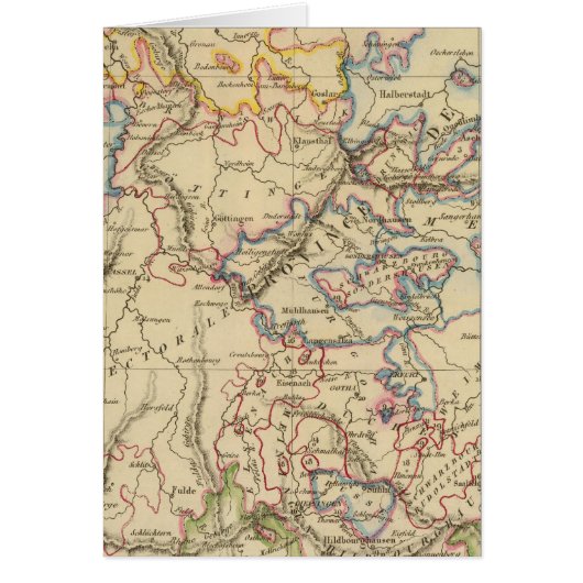 Central Germany Cards (Front)