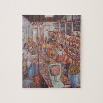 Central Market In Lancaster City Pa Jigsaw Puzzle by OriginalsbyParis at Zazzle