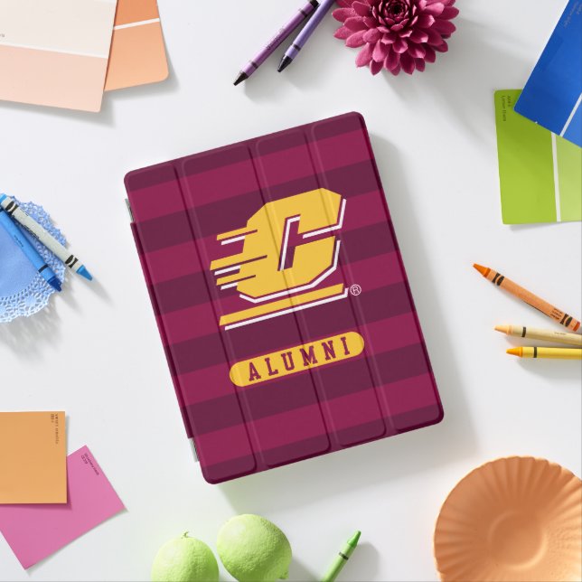 Central Michigan Alumni Stripes iPad Smart Cover (In Situ)
