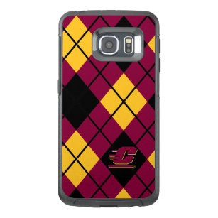 Central Michigan Argyle Pattern OtterBox Samsung Galaxy S6 Edge Case