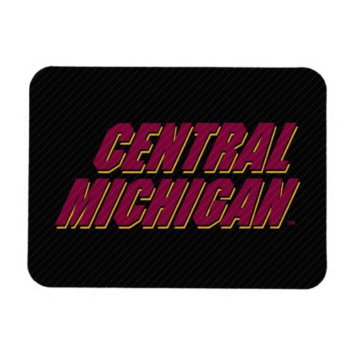 Central Michigan Carbon Fiber Pattern Magnet