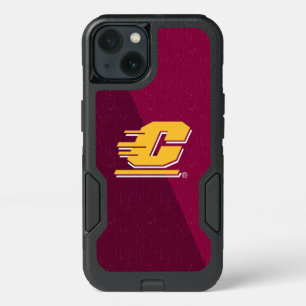 Central Michigan Color Block Distressed iPhone 13 Case