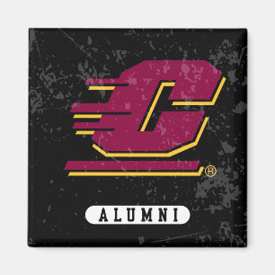 Central Michigan Distressed Magnet