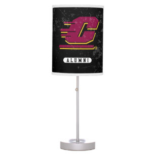 Central Michigan Distressed Table Lamp