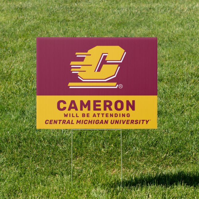 Central Michigan Future Graduate Sign (Insitu)