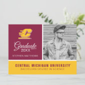 Central Michigan Graduate Invitation (Standing Front)