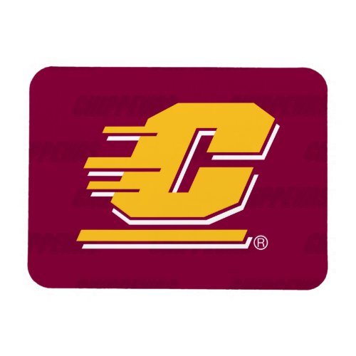 Central Michigan Logo Watermark Magnet