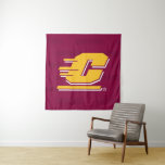 Central Michigan Logo Watermark Tapestry at Zazzle