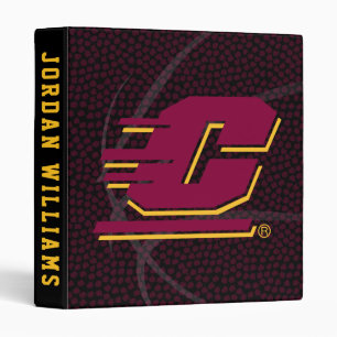 Central Michigan State Basketball 3 Ring Binder