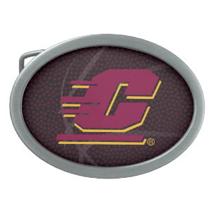 Central Michigan State Basketball Belt Buckle