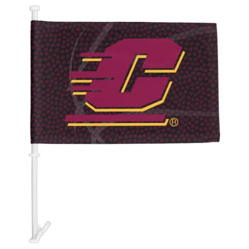 Central Michigan State Basketball Car Flag