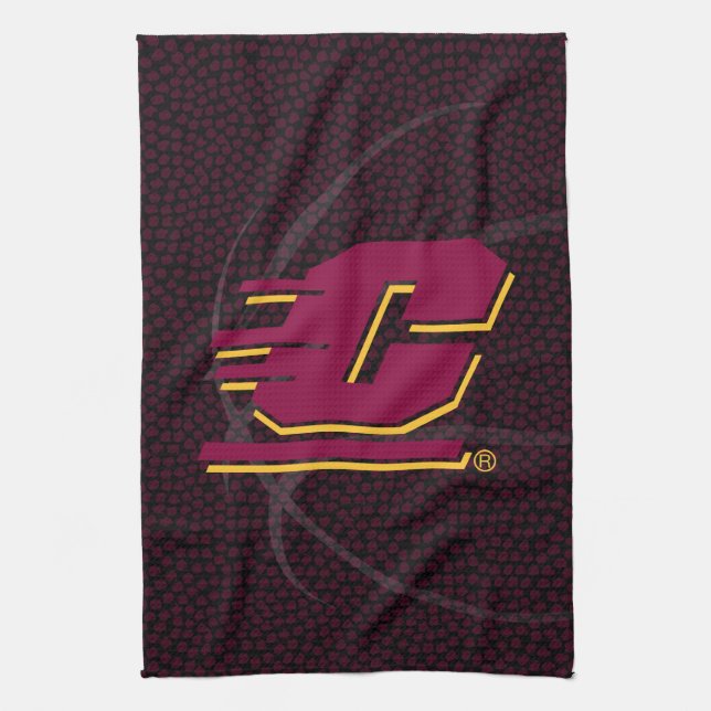 Central Michigan State Basketball Kitchen Towel (Vertical)