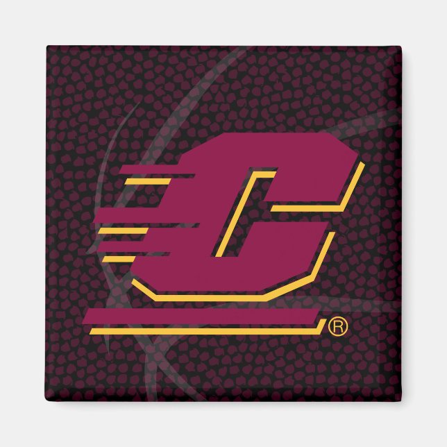 Central Michigan State Basketball Magnet (Front)