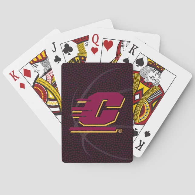 Central Michigan State Basketball Poker Cards (Back)