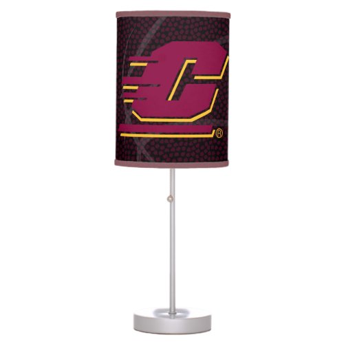 Central Michigan State Basketball Table Lamp