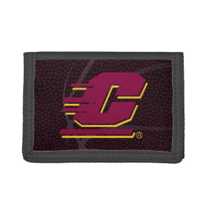 Central Michigan State Basketball Tri-fold Wallet