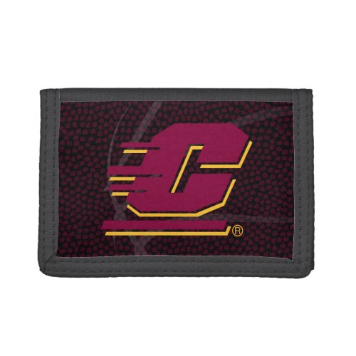 Central Michigan State Basketball Trifold Wallet