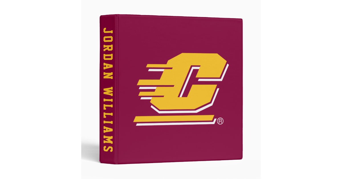 Central Michigan University 3 Ring Binder | Zazzle