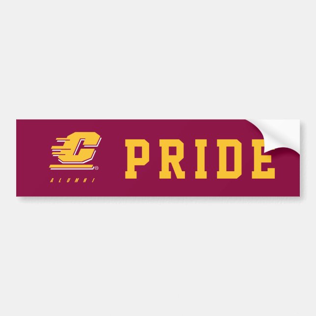 Central Michigan University Alumni Bumper Sticker (Front)