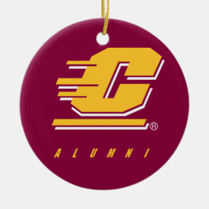 Central Michigan University Alumni Ceramic Ornament
