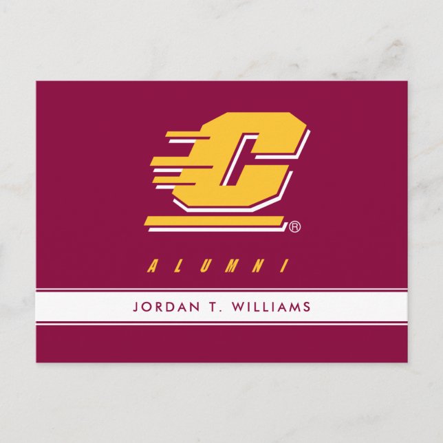 Central Michigan University Alumni Invitation Postcard (Front)