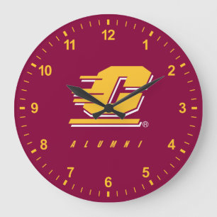 Central Michigan University Alumni Large Clock