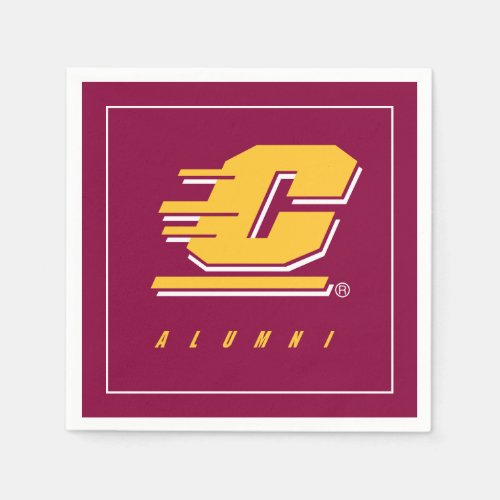 Central Michigan University Alumni Napkins