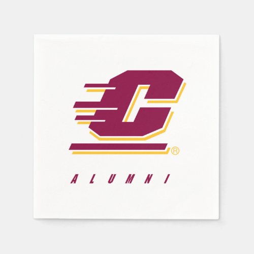 Central Michigan University Alumni Napkins