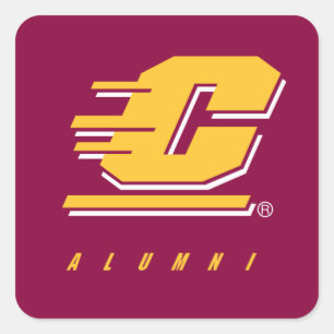 Central Michigan University Alumni Square Sticker