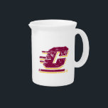 Central Michigan University Athletic Mark Beverage Pitcher<br><div class="desc">Check out these Central Michigan designs! Show off your CMU pride with these new University products. These make the perfect gifts for the Central Michigan University student, alumni, family, friend or fan in your life. All of these Zazzle products are customizable with your name, class year, or club. Go Chippewas!...</div>