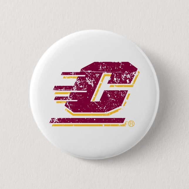 Central Michigan University Athletic Mark Button (Front)
