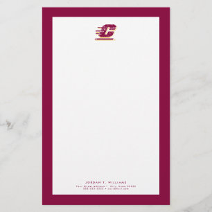 Central Michigan University Athletic Mark Stationery