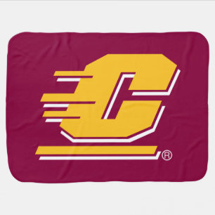 Central Michigan University Baby Blanket